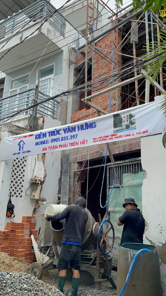 xây nhân công hóc môn